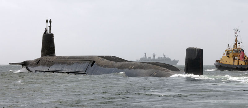hms victorious is one of four vanguard class submarines.