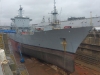 HMS Scott in dry dock