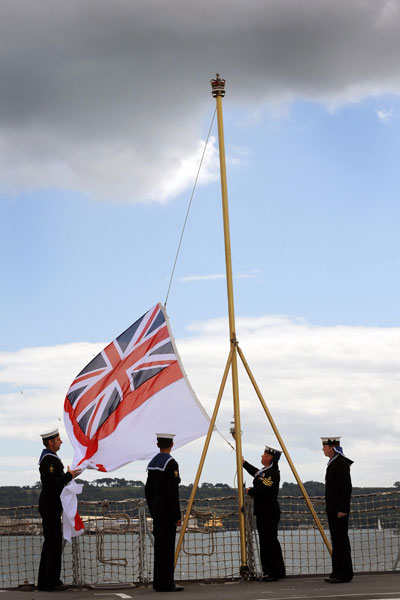 The decommissioning of HMS Cumberland