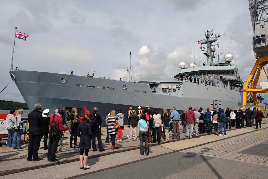 HMS Enterprise Homecoming