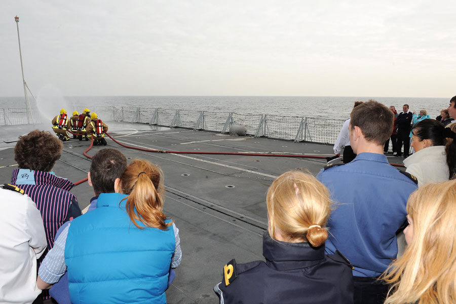 HMS Montrose thanks families