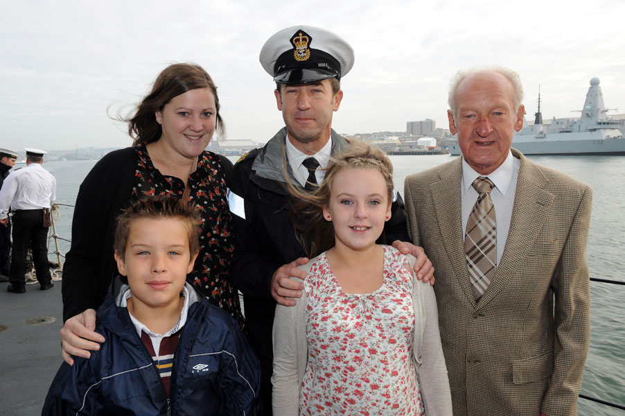 HMS Montrose thanks families