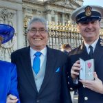 CPO Mark Lambert and MBE and parents