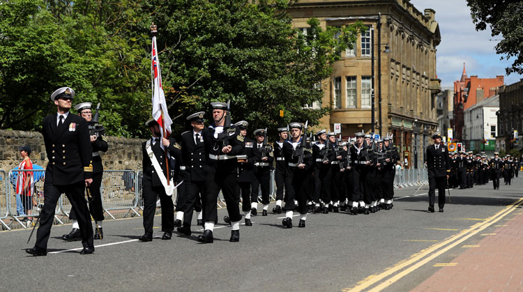 HMS Ocean Freedom of the City of Sunderland