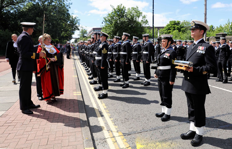 HMS Ocean Freedom of the City of Sunderland