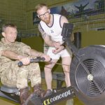health and well-being fair at Devonport Naval Base