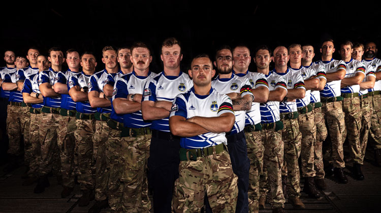 HMS Albion’s Lions rugby team