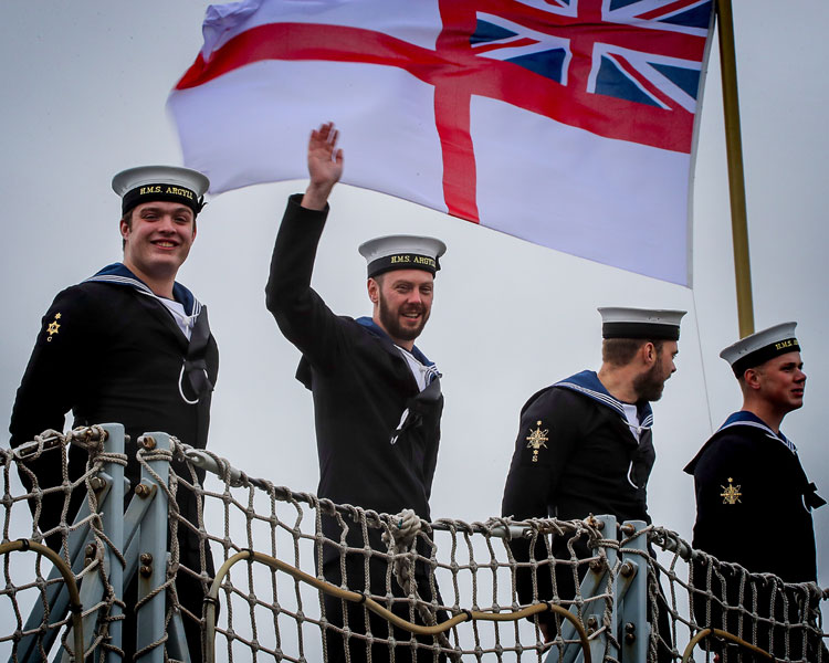 HMS Argyll returns from nine-month Pacific mission