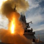 Royal Navy warship HMS Defender demonstrates her power with missile firing