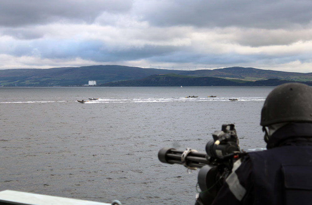 Joint Warrior exercise faced swarms of attacks from fast boats