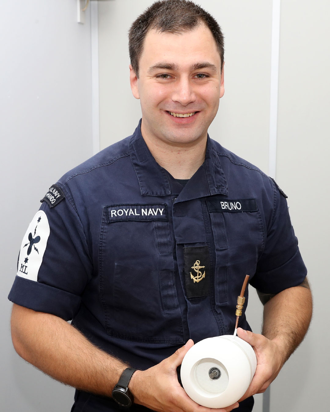 Royal Navy trainee marine engineer Ryan Bruno builds DIY jet engine at home