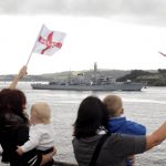 HMS Argyll arrives home to Plymouth