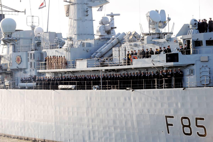 HMS Cumberland home from successful deployment