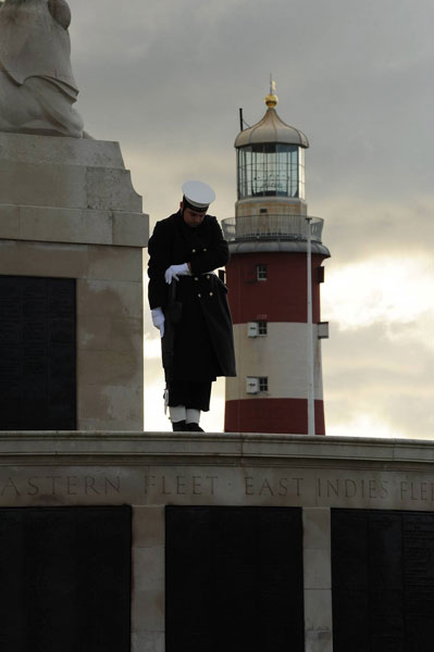 Royal Navy played a leading role in the Plymouth major acts of Remembrance