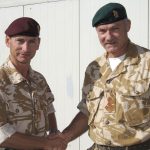 Brigadier Mark Carleton-Smith and Brigadier Gordon Messenger