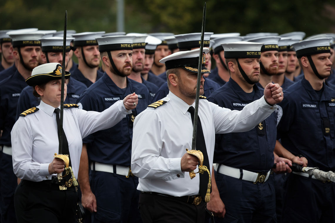 Royal Navy ready for key role at Queen's Funeral