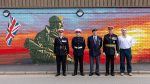 Iconic Royal Marines Yomper mural unveiled at Commando Training Centre