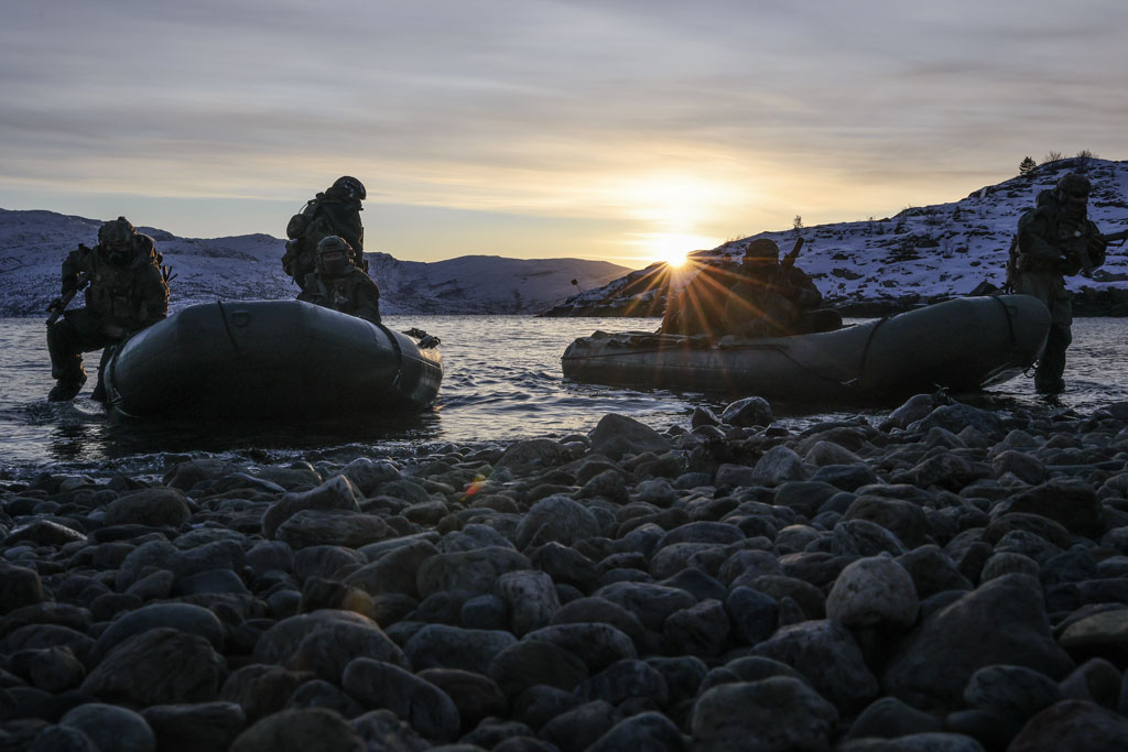 Specialist Royal Marines take on discreet fjord missions as part of Arctic operation