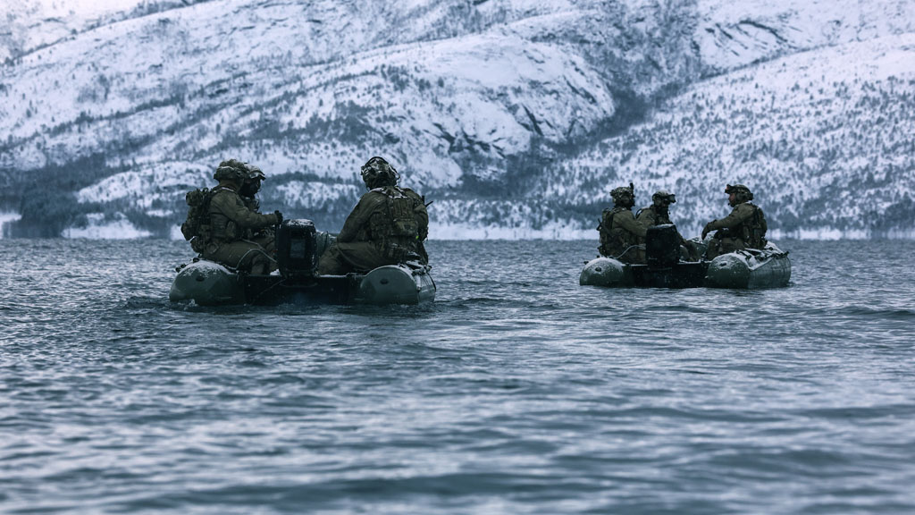 Specialist Royal Marines take on discreet fjord missions as part of Arctic operation