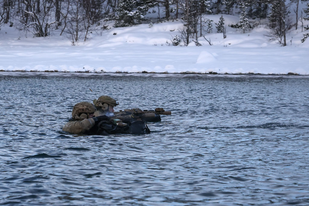 Specialist Royal Marines take on discreet fjord missions as part of Arctic operation