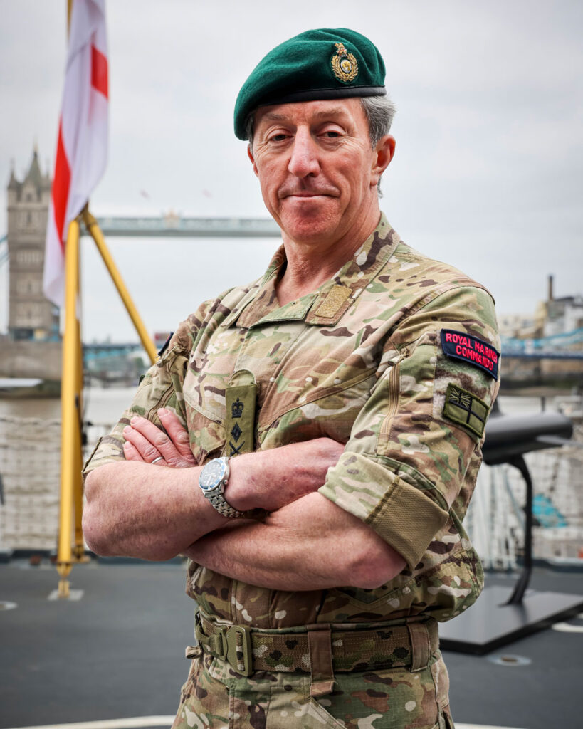 First Sea Lord General Sir Gwyn Jenkins KCB OBE RM