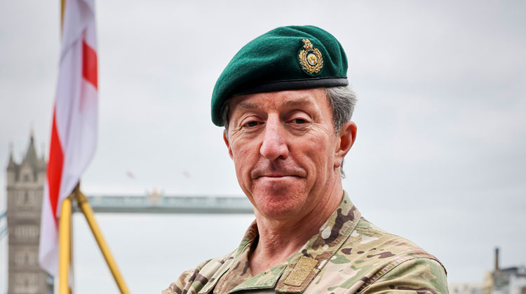 First Sea Lord General Sir Gwyn Jenkins KCB OBE RM