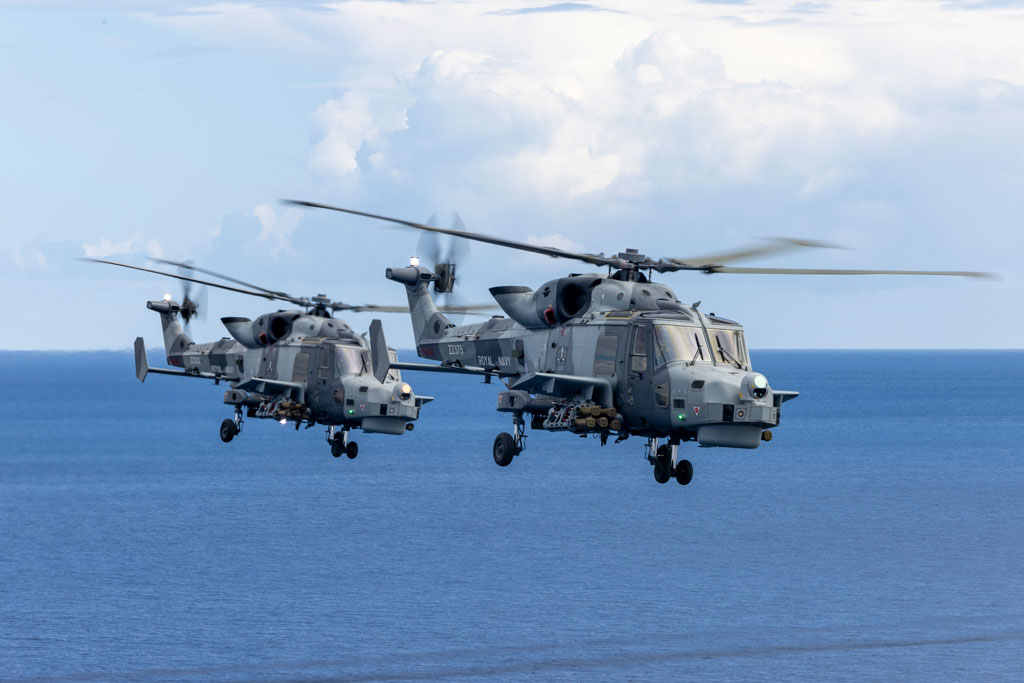 Royal Navy fliers pass six-week mark safeguarding Cyprus from drone and missile attack. Wildcat Helicopters