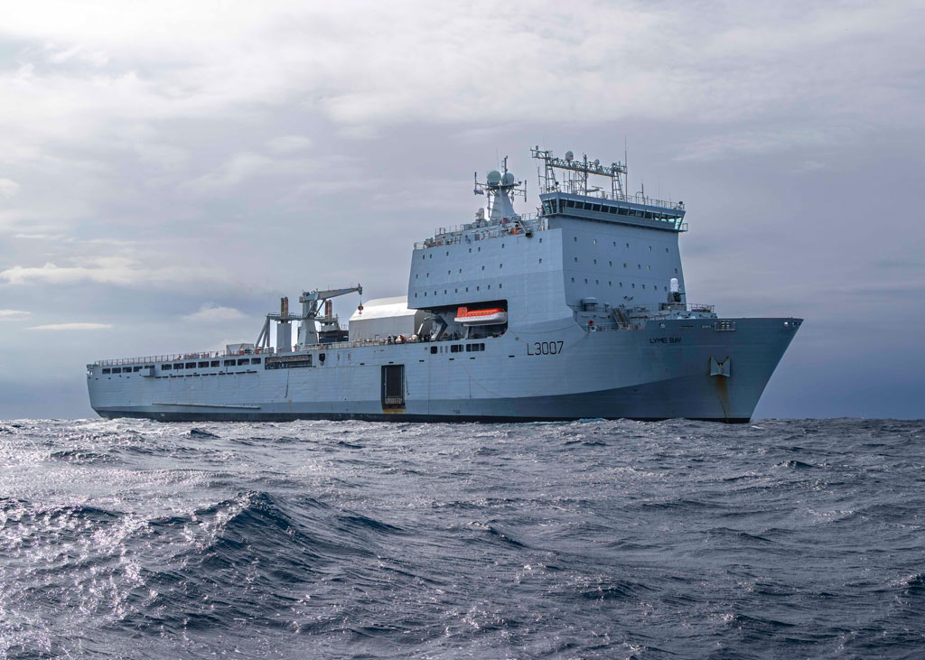 RFA Lyme Bay arrives in Cyprus ahead of potential Hormuz mission