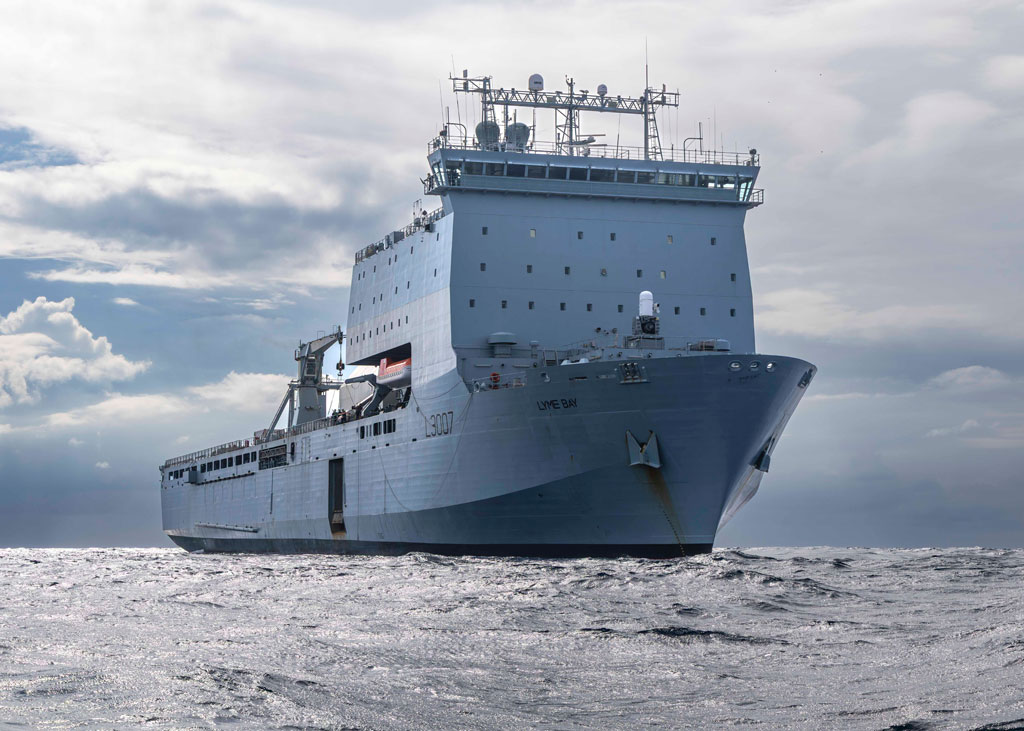 RFA Lyme Bay arrives in Cyprus ahead of potential Hormuz mission