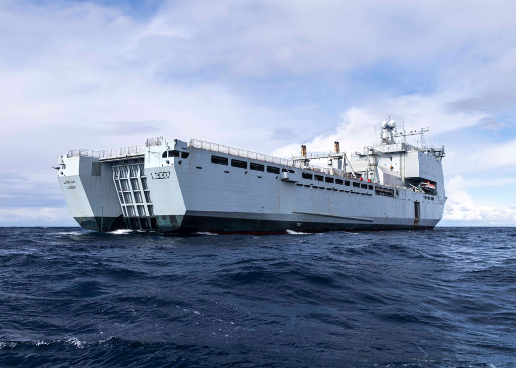 RFA Lyme Bay arrives in Cyprus ahead of potential Hormuz mission