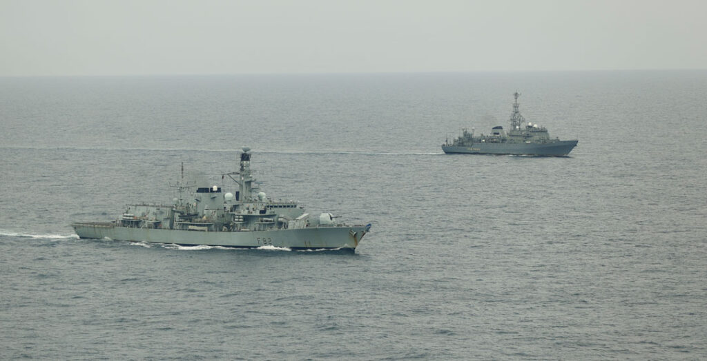 HMS Somerset and Yuri Ivanov
