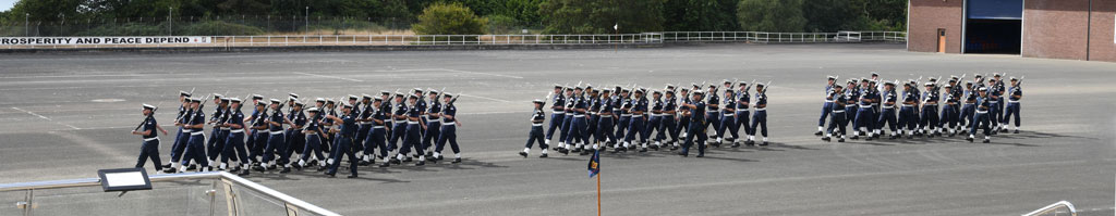 First group of officer cadets complete their initial training at HMS Raleigh