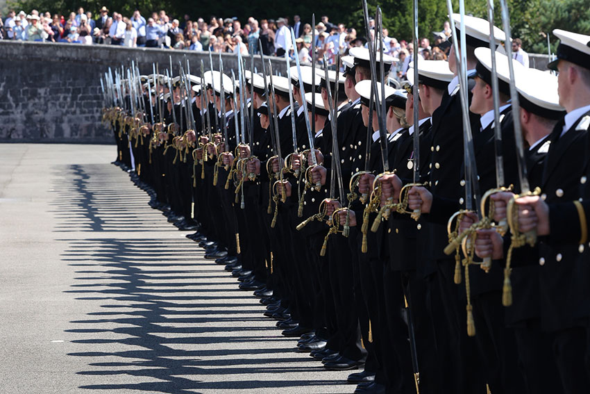 Naval Cadets pass out at Dartmouth