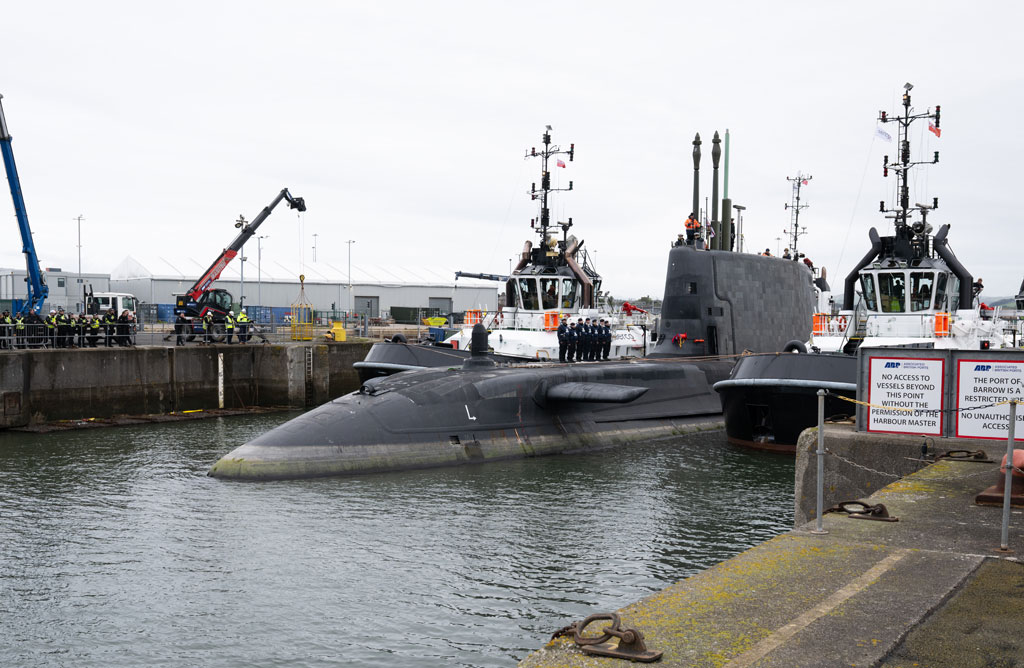 The latest Astute-class submarine, HMS Agamemnon