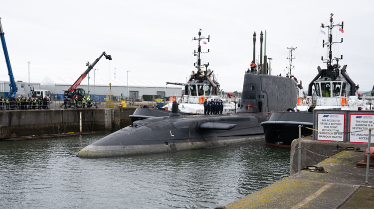 The latest Astute-class submarine, HMS Agamemnon